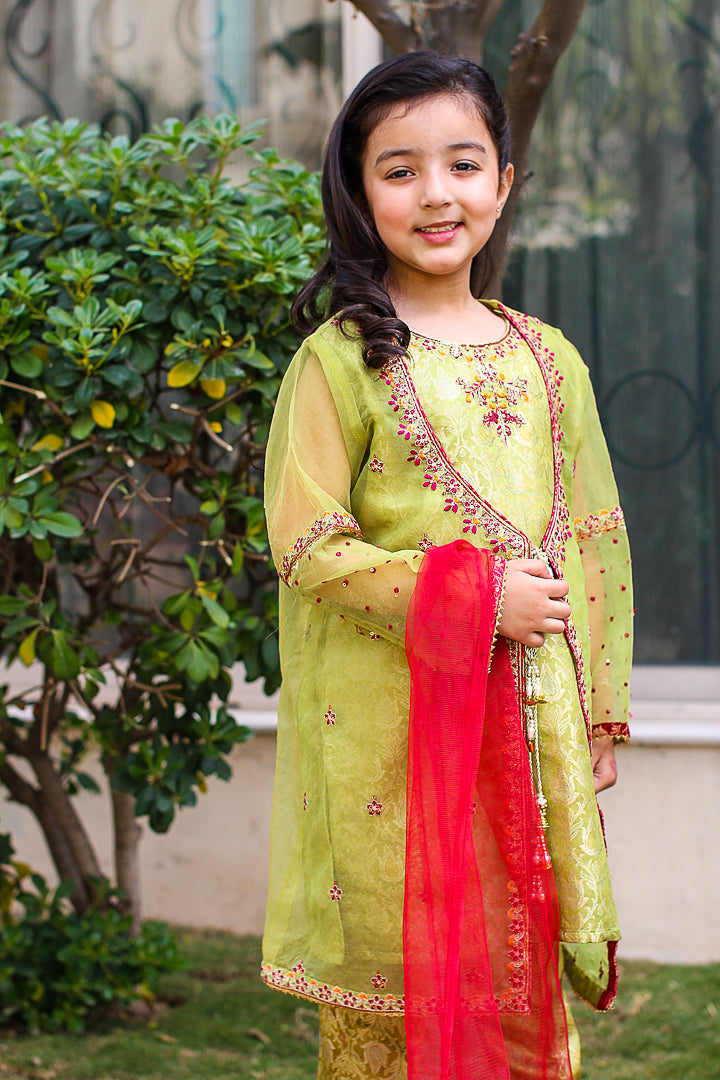 Code 6143G (3 Pc Outfit) EID FESTIVE WEAR