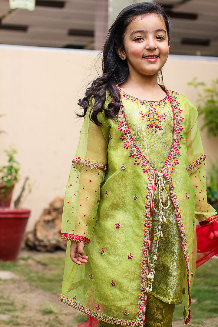 Code 6143G (3 Pc Outfit) EID FESTIVE WEAR