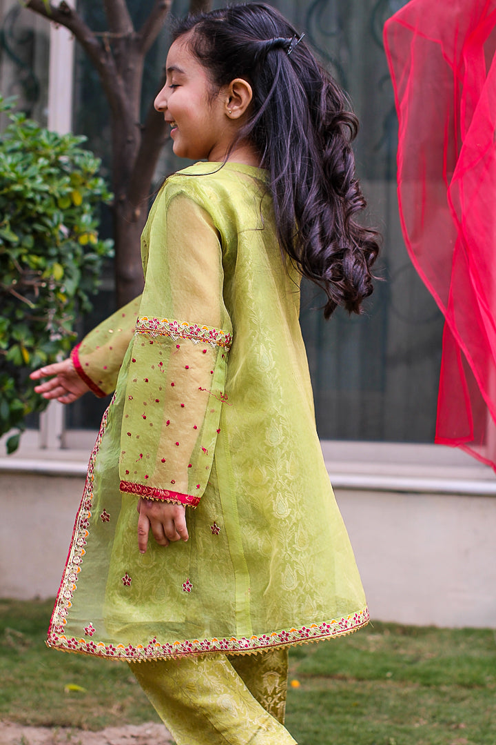 Code 6143G (3 Pc Outfit) EID FESTIVE WEAR