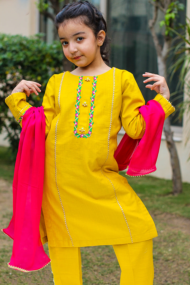 Code: 7071G (3 Pc Outfit) EID FESTIVE WEAR