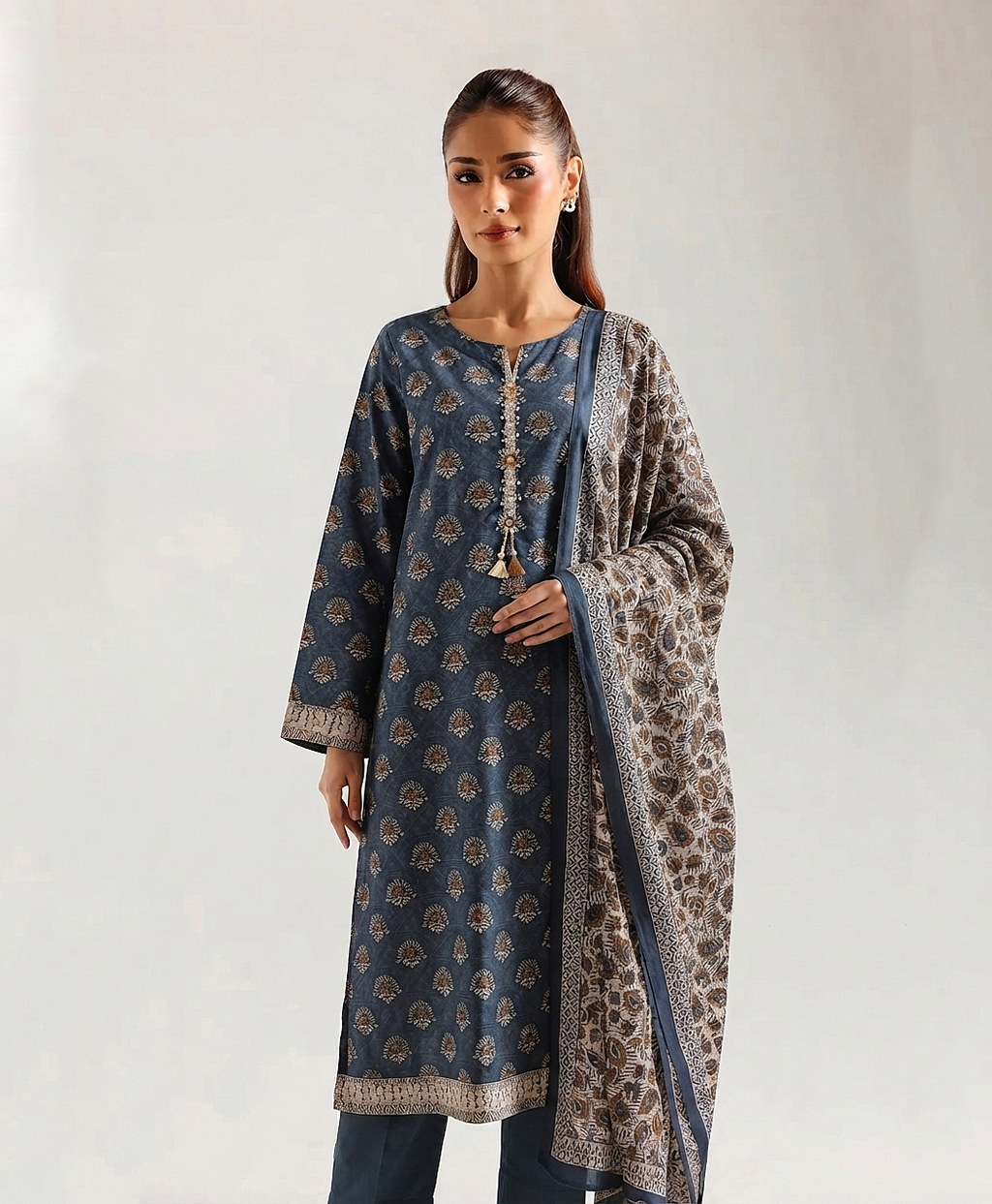 3 Piece Lawn Suit - Printed