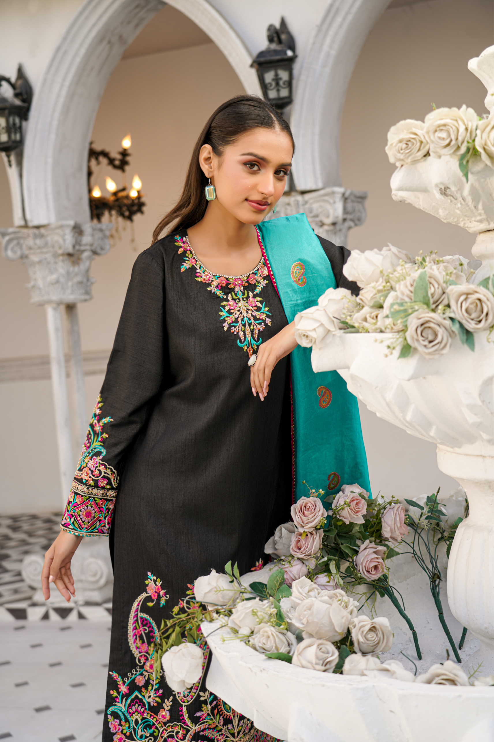 Code: 7173 (3 Pc Outfit) Black