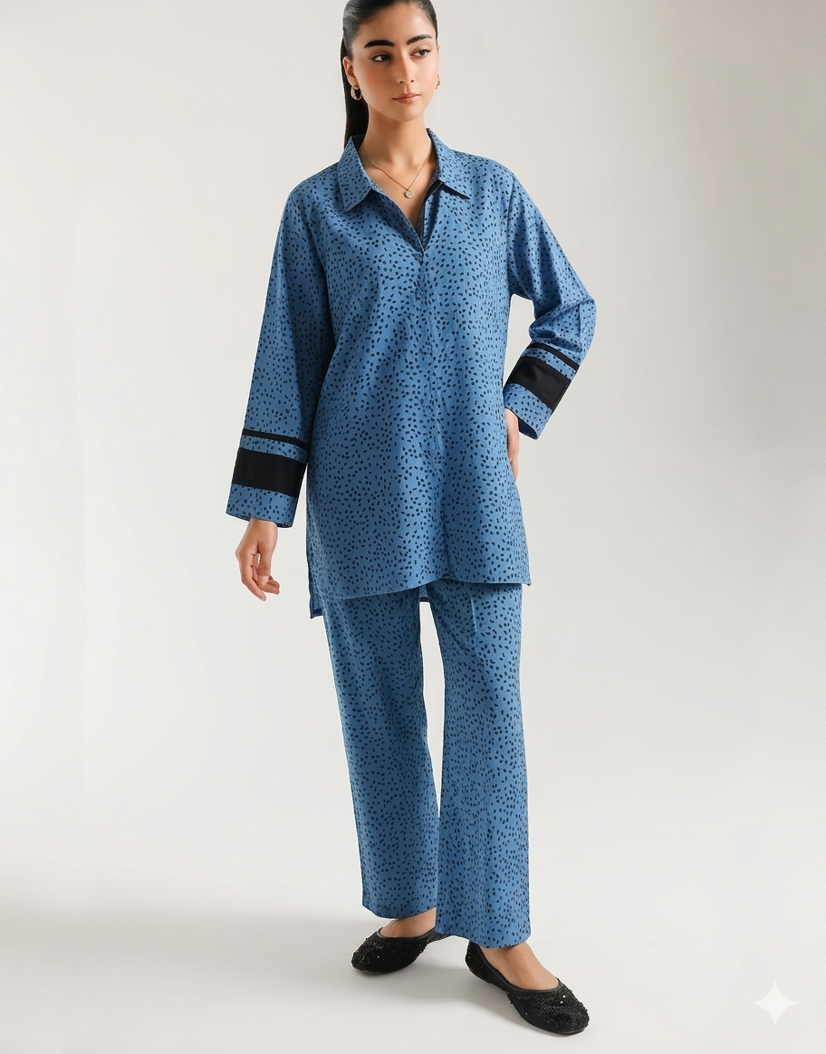 2 Piece Georgette Grip - Co'ord Set
