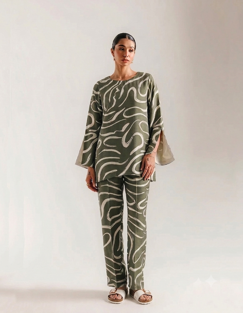 2 Piece Georgette - Co'ord Set