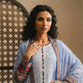 3-Piece Cotton Slub Suit - Embroidered