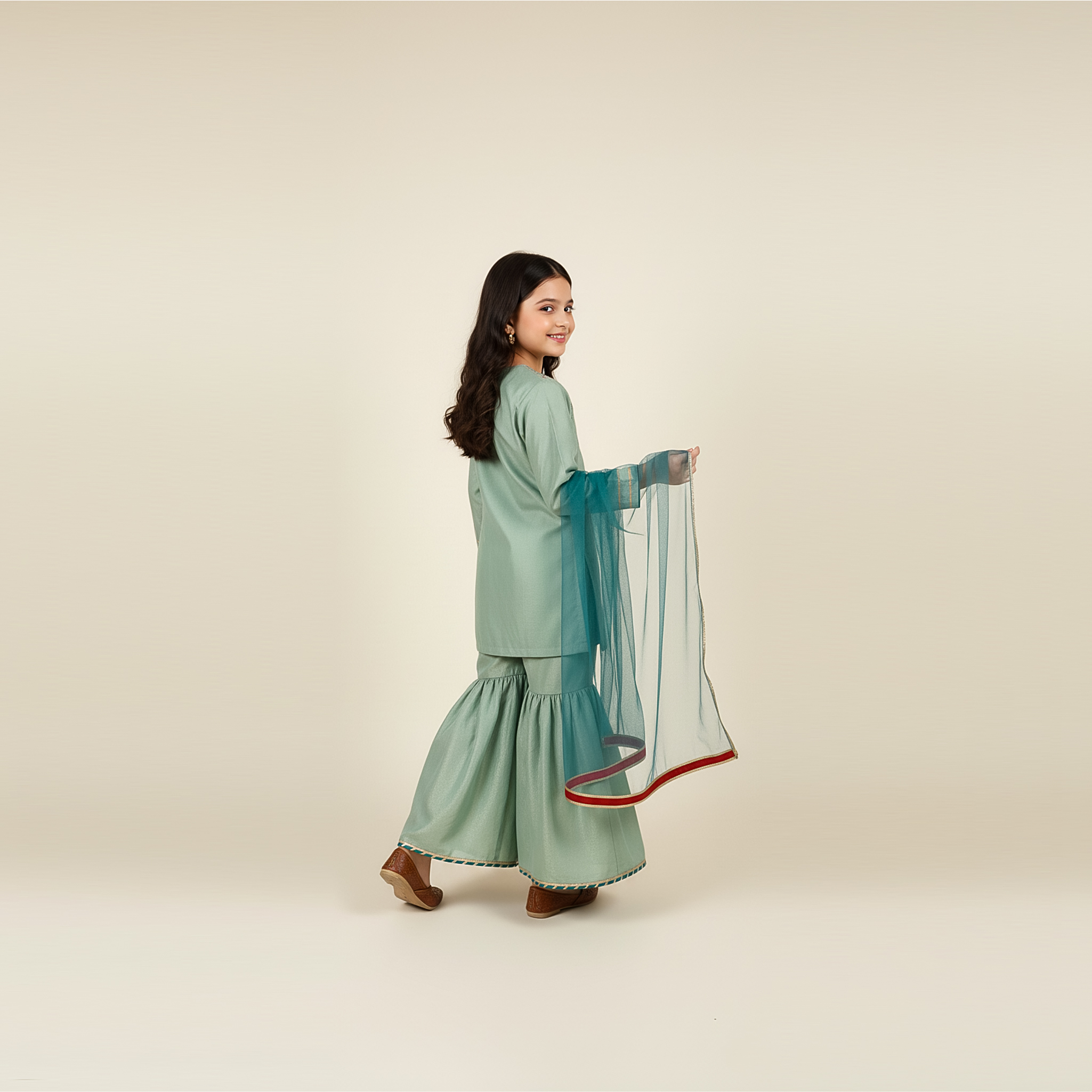 Code: 7158G - (3 Piece Kids Wear)